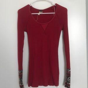 Red long sleeve